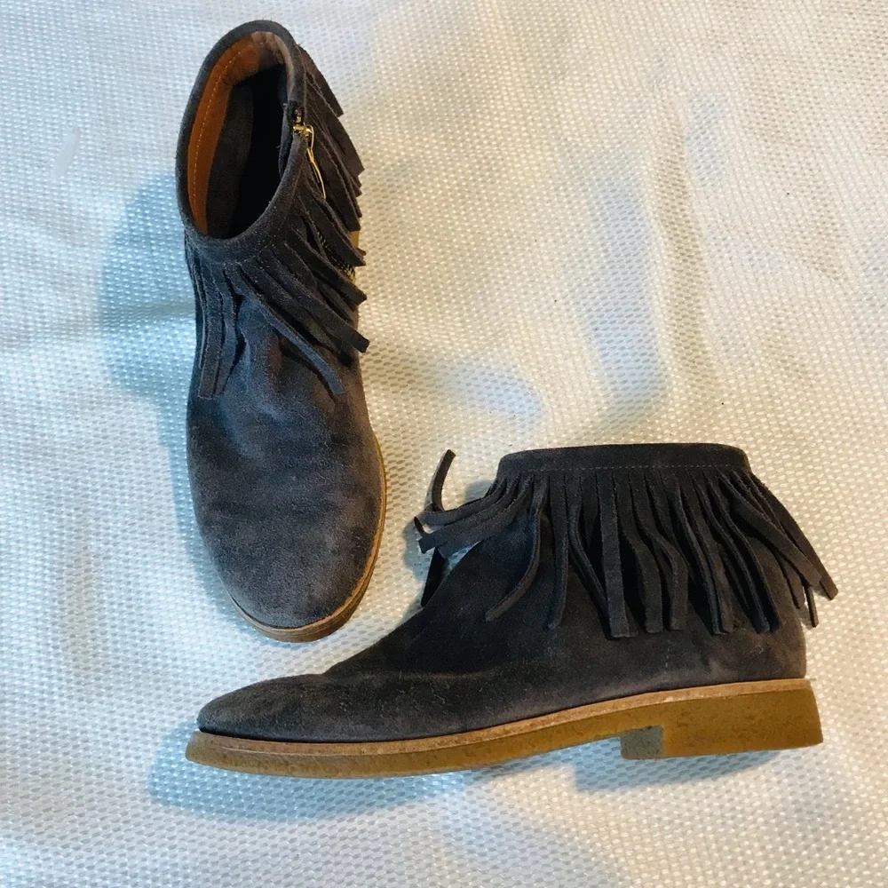 Kate spade‎ Fringe Ankle Boots Suede